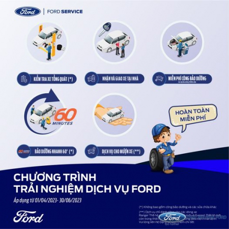 Chương trình Trải nghiệm dịch vụ cùng Thái Nguyên Ford